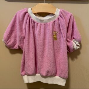 Pink Juicy Couture Terry Tracksuit Set with Gold Detail